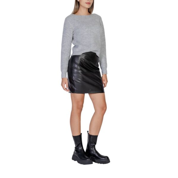 ICHI Black Polyethylene Skirt – Image 5