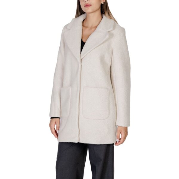 ICHI Beige Wool Jackets & Coat – Image 3