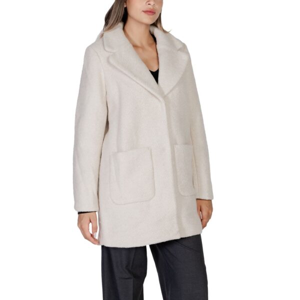 ICHI Beige Wool Jackets & Coat – Image 4