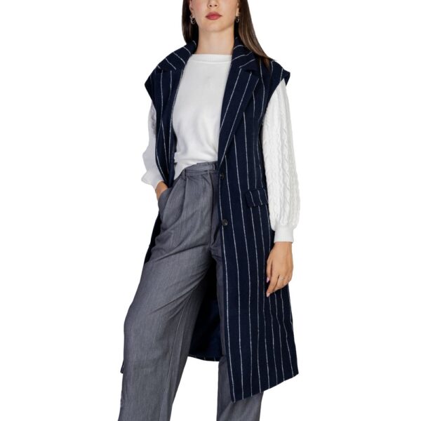 ICHI Blue Polyester Jackets & Coat – Image 5