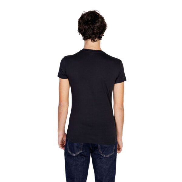 Emporio Armani Underwear Black Cotton T-Shirt – Image 4