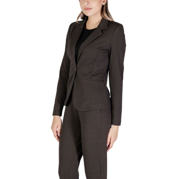 ICHI Brown Polyester Suits & Blazer – Image 3