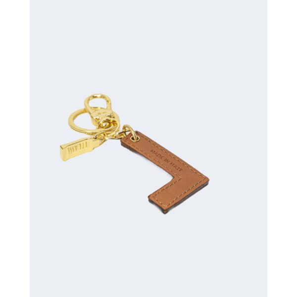 Alviero Martini Prima Classe Beige Leather Keychain – Image 3