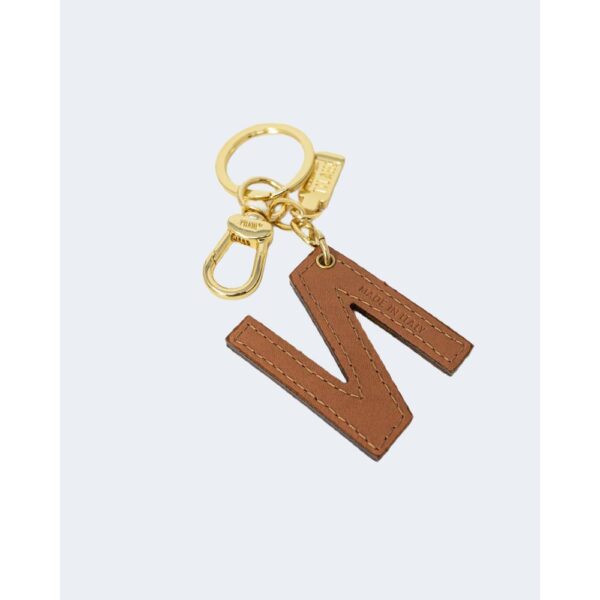 Alviero Martini Prima Classe Beige Leather Keychain – Image 3