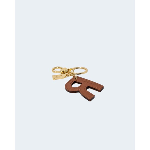 Alviero Martini Prima Classe Beige Leather Keychain – Image 3