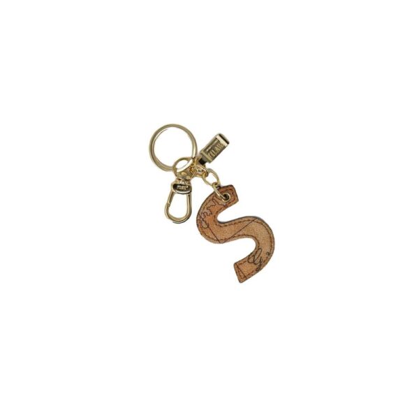 Alviero Martini Prima Classe Beige Cotton Keychain – Image 2