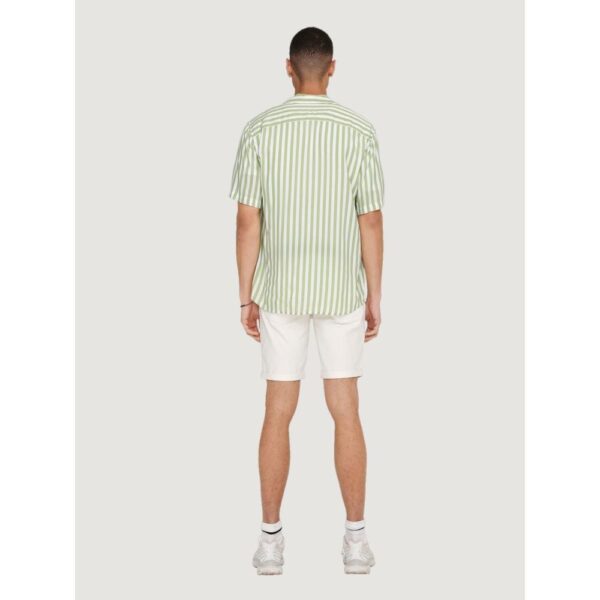 Only & Sons Green Viscose Shirt – Image 3