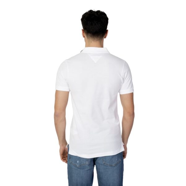 Tommy Hilfiger Jeans White Cotton Polo Shirt – Image 2