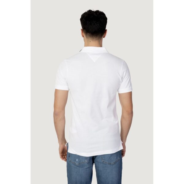 Tommy Hilfiger Jeans White Cotton Polo Shirt – Image 3