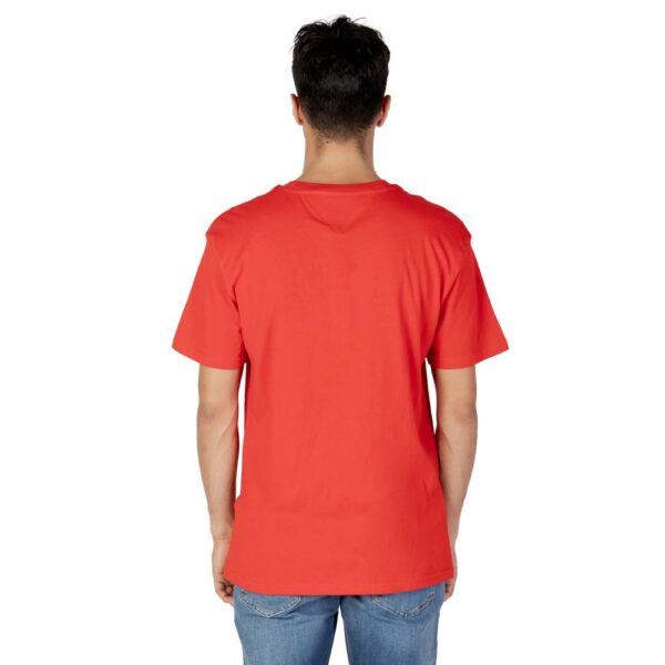 Tommy Hilfiger Jeans Red Cotton T-Shirt – Image 2