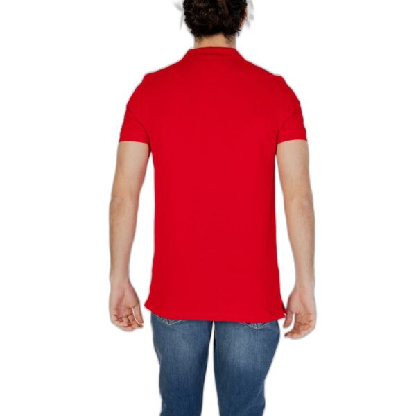 Tommy Hilfiger Jeans Red Cotton Polo Shirt – Image 2