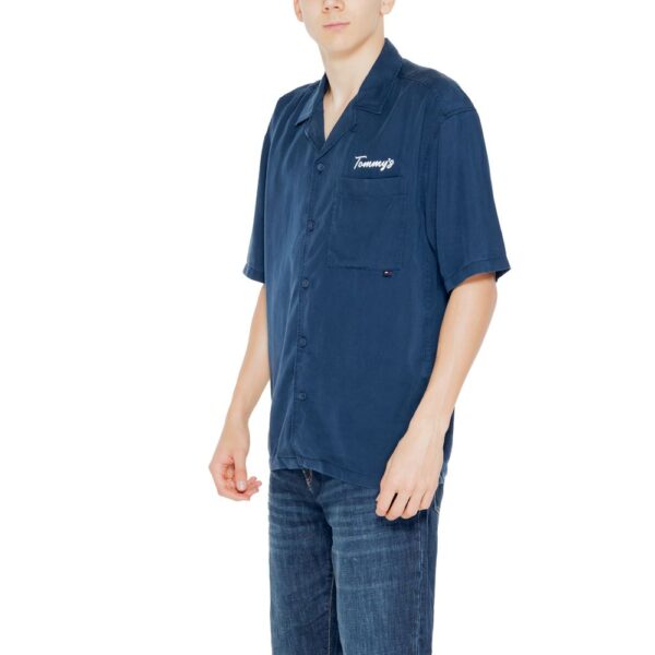 Tommy Hilfiger Jeans Blue Lyocell Shirt – Image 3