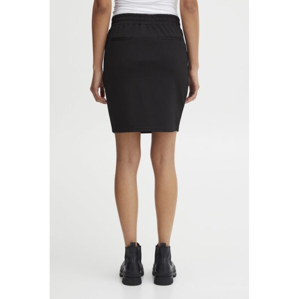 ICHI Black Polyester Skirt – Image 4