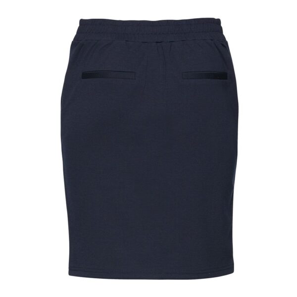 ICHI Blue Polyester Skirt – Image 2