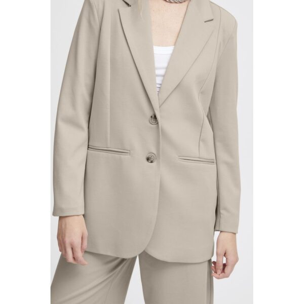 ICHI Beige Recycled Polyester Suits & Blazer – Image 4