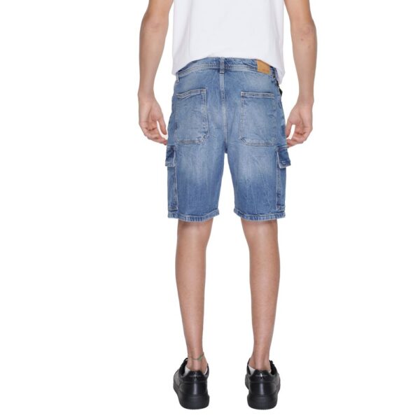 Antony Morato Blue Cotton Short – Image 2