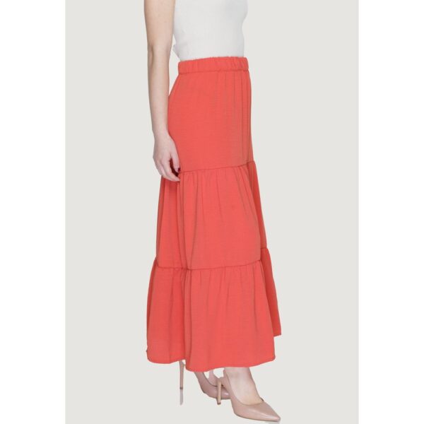 Jacqueline De Yong Orange Polyester Skirt – Image 4