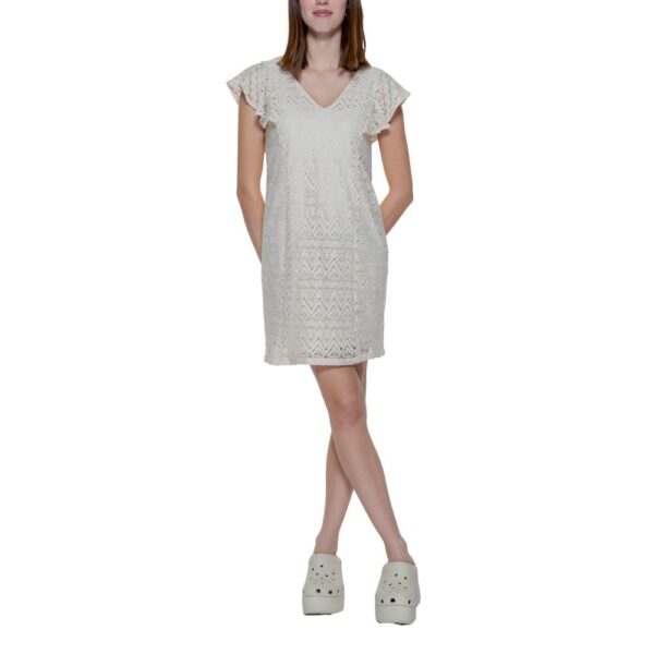 Vero Moda Beige Polyester Dress – Image 3