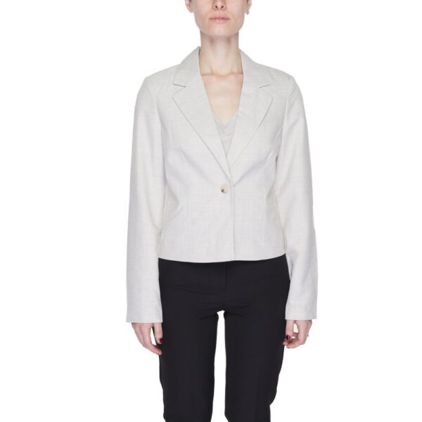 Vero Moda Gray Polyester Suits & Blazer