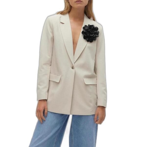 Vero Moda Beige Polyester Suits & Blazer – Image 3