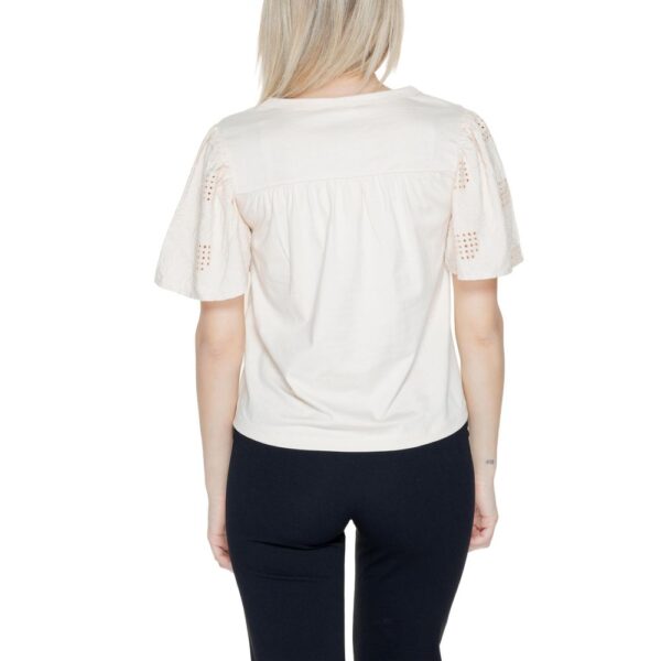 Jacqueline De Yong White Cotton Tops & T-Shirt – Image 2