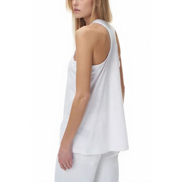 Blauer White Cotton Tops & T-Shirt – Image 3