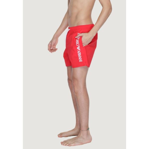 Emporio Armani Underwear Red Polyamide Swimwear – Image 3