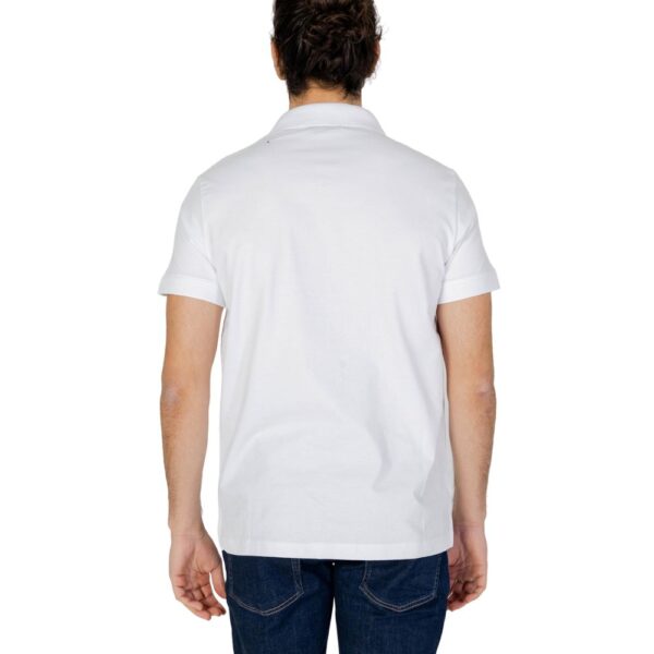 Emporio Armani Underwear White Cotton Polo Shirt – Image 4