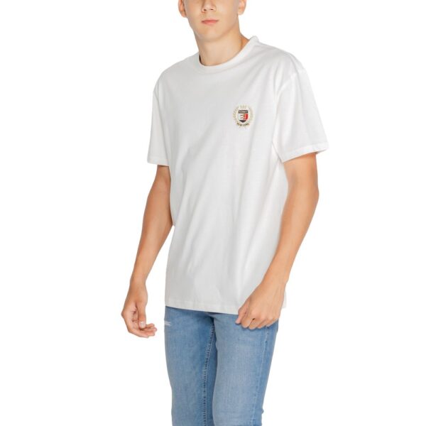 Tommy Hilfiger Jeans White Cotton Rigenerato T-Shirt – Image 3