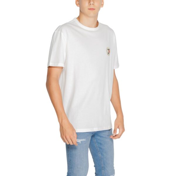 Tommy Hilfiger Jeans White Cotton Rigenerato T-Shirt – Image 4