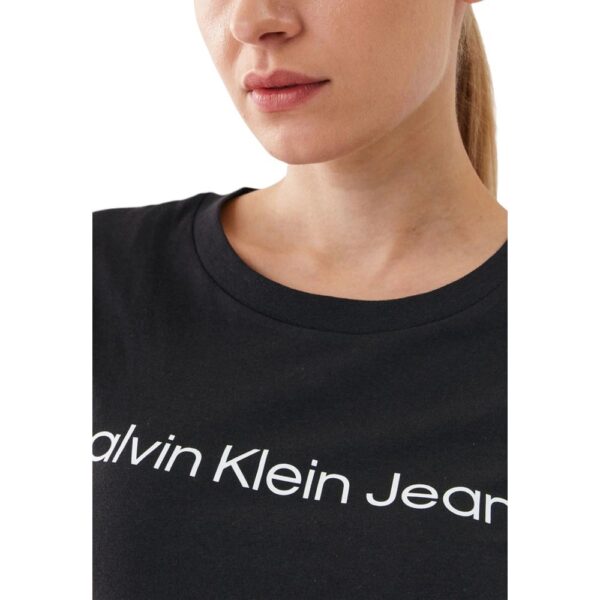 Calvin Klein Jeans Black Cotton Tops & T-Shirt – Image 4