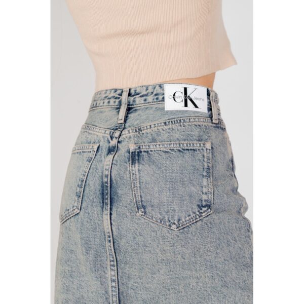 Calvin Klein Jeans Blue Cotton Skirt – Image 5