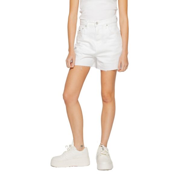 Tommy Hilfiger Jeans White Cotton Rigenerato Short – Image 3