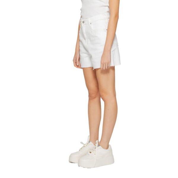 Tommy Hilfiger Jeans White Cotton Rigenerato Short – Image 5