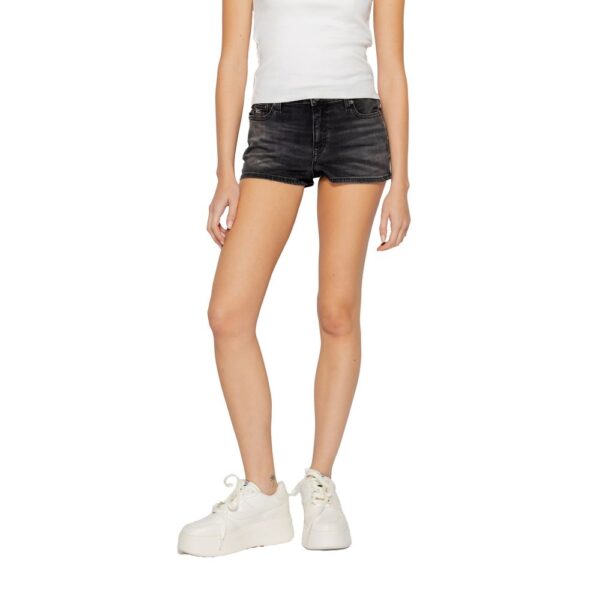 Tommy Hilfiger Jeans Black Cotton Rigenerato Short – Image 4