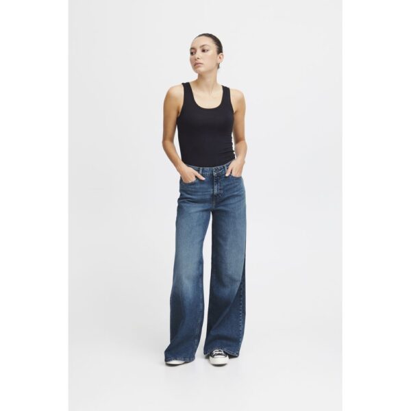 ICHI Blue Cotton Jeans & Pant – Image 4