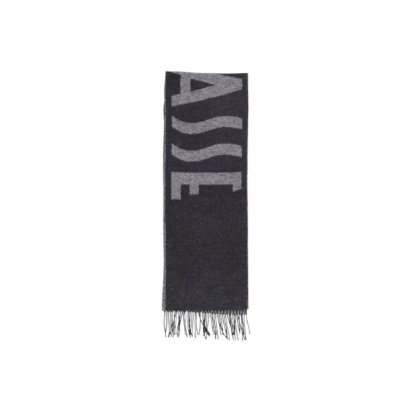 Alviero Martini Prima Classe Black Cotton Scarf – Image 3