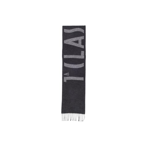 Alviero Martini Prima Classe Black Cotton Scarf – Image 5