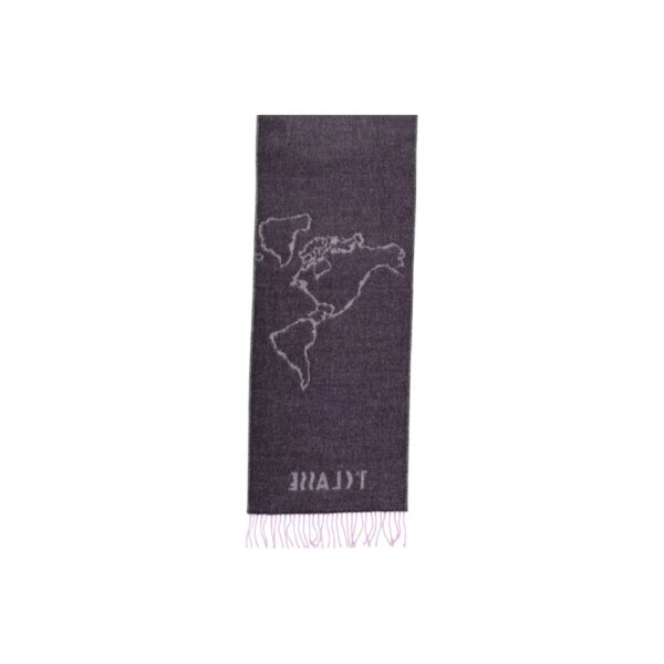 Alviero Martini Prima Classe Purple Polyacrylic Scarf – Image 5