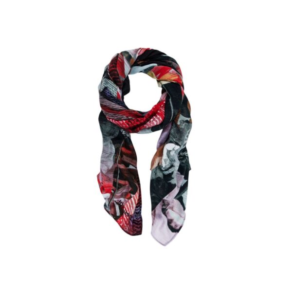 Desigual Purple Polyester Scarf – Image 3