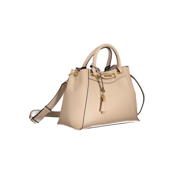 Guess Jeans Beige Polyethylene Handbag – Image 3