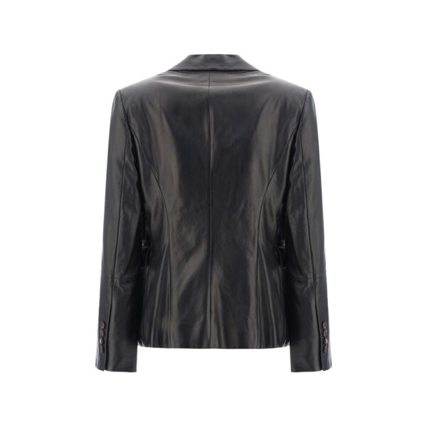 Brunello Cucinelli Leather Jacket – Image 2