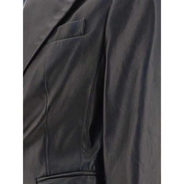 Brunello Cucinelli Leather Jacket – Image 3