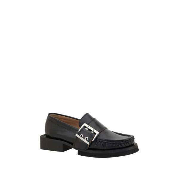 Ganni Feminine Buckle Loafers – Image 2