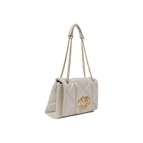 Love Moschino Beige Polyethylene Handbag – Image 3