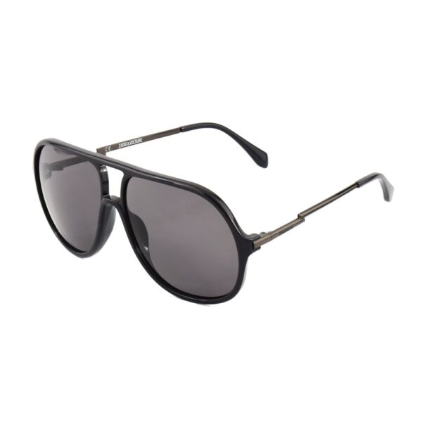 Zadig & Voltaire Black Acetate Sunglasses