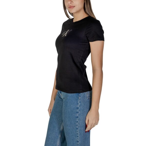 Calvin Klein Jeans Black Cotton Tops & T-Shirt – Image 4