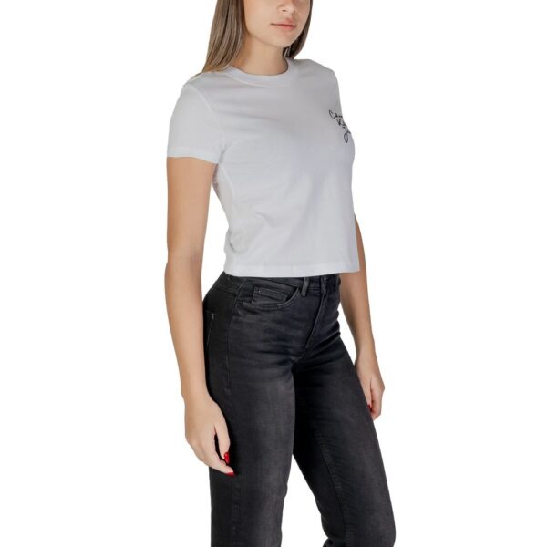 Calvin Klein Jeans White Cotton Tops & T-Shirt – Image 3