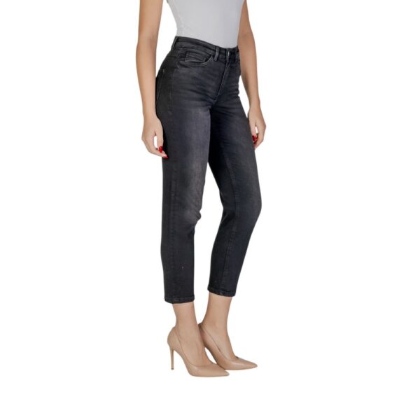 ICHI Black Cotton Jeans & Pant – Image 3