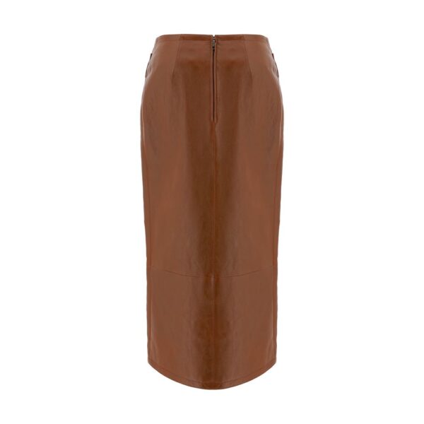 Chloé Leather Skirt – Image 2